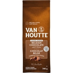 Van Houtte Belgian Chocolate, Light Roast, Ground Coffee 340 g, $5.59/100g