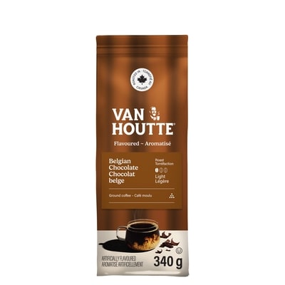 Van Houtte Van Houtte Chocolat belge café moulu, 340 g, peut être utilisé avec les cafetières Keurig 340 g, 5,59 $/100g