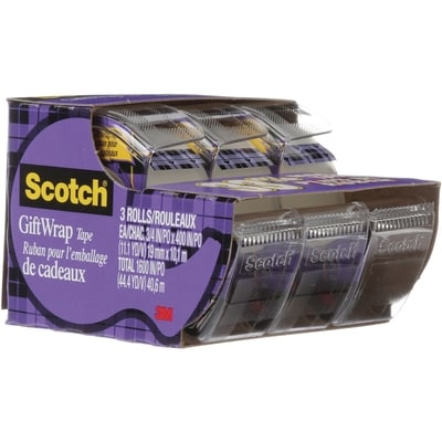 Scotch Ruban pour emballage-cadeau, support pour 3 rubans 1 ea, 5,00 $/1ch