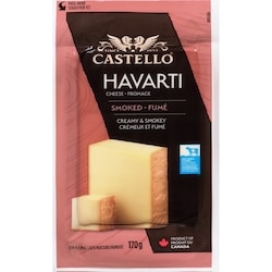 Castello Fromage havarti, fumé 170 g, 4,99 $/100g