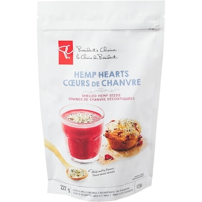 President's Choice Hemp Hearts Raw Shelled Hemp Seeds 227 g, $3.52/100g