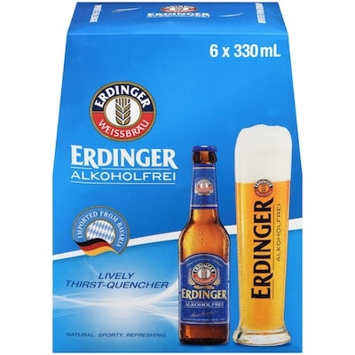 Erdinger Wheat Beer Non-Alcoholic 6x330.0 ml, $0.63/100ml
