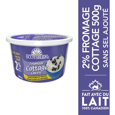Scotsburn Fromage cottage 2% 500 g, 1,50 $/100g