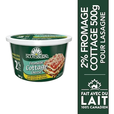 Scotsburn Fromage cottage style lasagne 2% M.G. 500 g, 1,50 $/100g