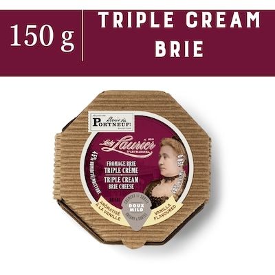 Saputo Lady Laurier d'Arthabaska Triple Cream Brie Cheese 150 g, $7.33/100g