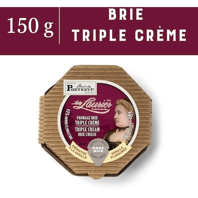 Saputo Fromage brie triple crème Lady Laurier d'Arthabaska 150 g, 7,33 $/100g