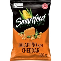 Smartfood Jalapeño & Cheddar Popcorn 180 g, $3.22/100g