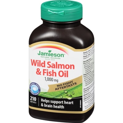 No Fishy Aftertaste Wild Salmon & Fish Oil