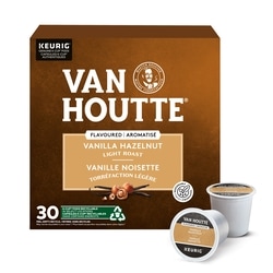 Van Houtte Vanilla Hazelnut, Light Roast, K-Cup Coffee Pods, 30 Count 30 ea, $1.07/1ea