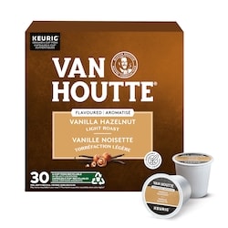 Van Houtte Capsules K-Cup de café vanille et noisette Van Houtte, torréfaction légère, 30 unités 30 ea, 1,07 $/1ch