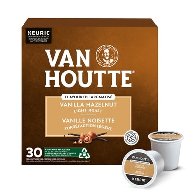 Van Houtte Capsules K-Cup de café vanille et noisette Van Houtte, torréfaction légère, 30 unités 30 ea, 1,07 $/1ch