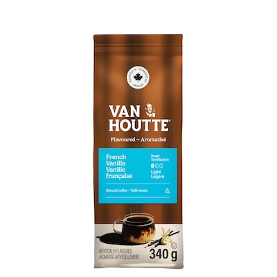Van Houtte French Vanilla, Light Roast, Ground Coffee 340 g, $5.59/100g