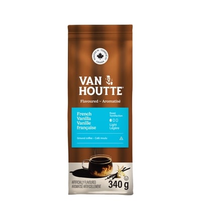 Van Houtte Café moulu French vanilla, torréfaction légère 340 g, 5,59 $/100g