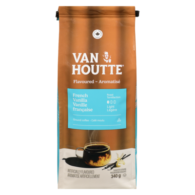 Van Houtte Café moulé, vanille française 340 g, 5,59 $/100g