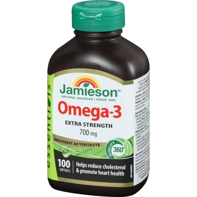 Extra Strength Omega-3 No Fishy Aftertaste 700 mg