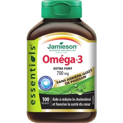 Jamieson Oméga-3 extra fort - Sans arrière-goût de poisson 100 ea, 0,16 $/1ch