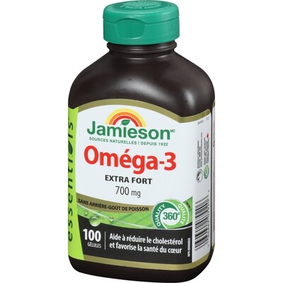 Oméga-3 extra fort - Sans arrière-goût de poisson