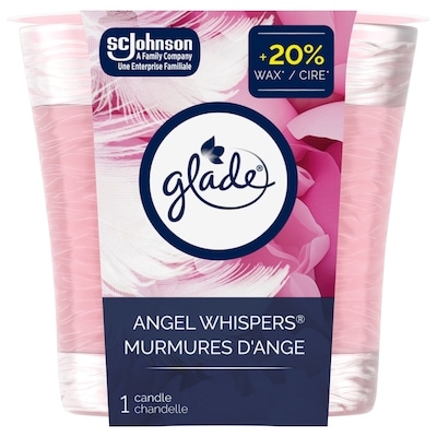 Glade Jar Scented Candle Air Freshener, Angel Whispers 1 ea, $7.49/1ea