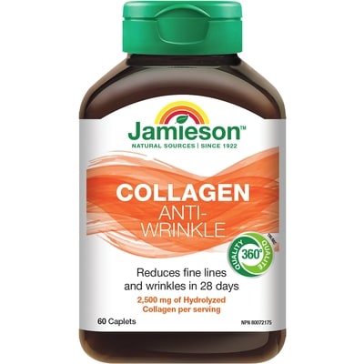 Jamieson Collagen Anti-Wrinkle 500 mg 60 ea, $0.32/1ea