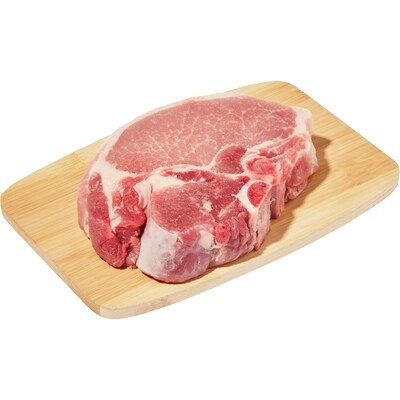null Côtelette de surlonge de porc, partie centrale, avec os 15,41 $/1kg 6,99 $/1lb