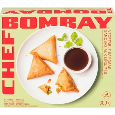 Chef Bombay Samosas aux légumes 300 g, 2,00 $/100g