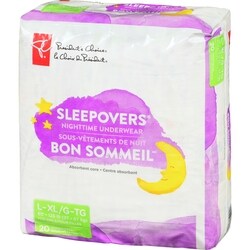 President's Choice Sleepovers Nighttime Underwear For Girls - 20