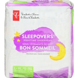 le Choix du Président Sous-Vêtements Pour La Nuit Bon Sommeil Pour Filles 20 ea, 0,75 $/1ch