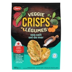 Dare Crisps Légumes Sel de mer 100 g, 4,49 $/100g