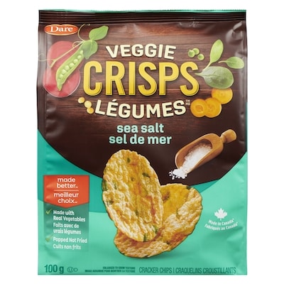 Dare Crisps Légume Sel de mer de Dare 100 g, 4,29 $/100g