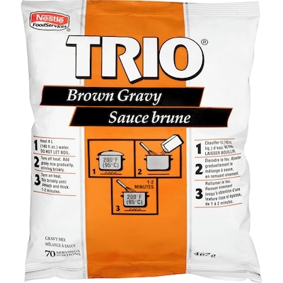 Trio Brown Gravy Mix 467 g, $2.03/100g