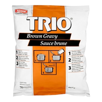 Trio Trio mélange à sauce brune 467 g, 2,03 $/100g