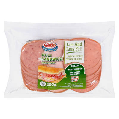 Chris Brothers Sandwich Pack, Lower Fat 250 g, $2.52/100g