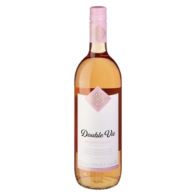 Double Vie Fresh & Fruity Rosé Wine (ID required at pick-up) 1 l, $1.25/100ml