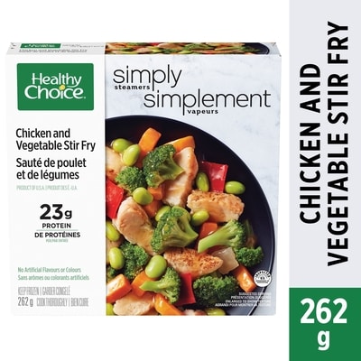 Healthy Choice Simplement vapeurs sauté de poulet et de légumes 262 g, 1,53 $/100g
