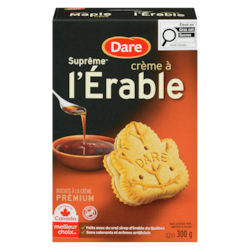Dare Biscuits Suprême crème à l’Érable 300 g, 0,83 $/100g