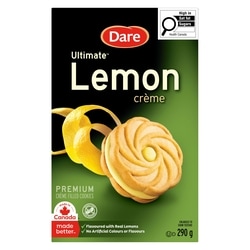 Dare Ultimate Lemon Crème Cookies 290 g, $1.72/100g