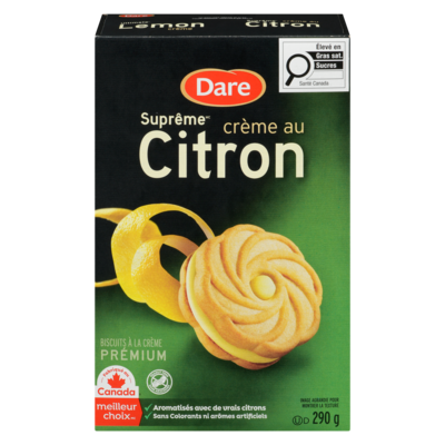Dare Biscuits Suprême biscuits crème au Citron 290 g, 1,03 $/100g
