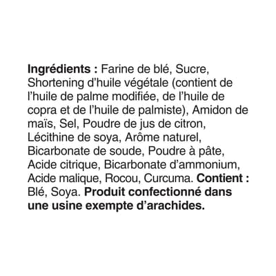 Biscuits Suprême crème au Citron