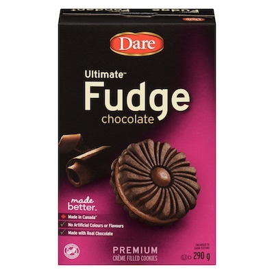 Dare Ultimate Fudge Chocolate Cookies 290 g, $1.72/100g