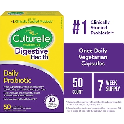 Culturelle Probiotique Santé digestive 50 ea, 1,08 $/1ch
