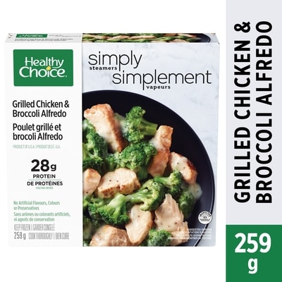 Healthy Choice Simply Steamers Grilled Chicken & Broccoli Alfredo 259 g, $2.70/100g