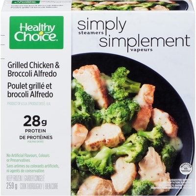 Healthy Choice Simply Chicken Broccoli Alfredo 259 g, $2.51/100g