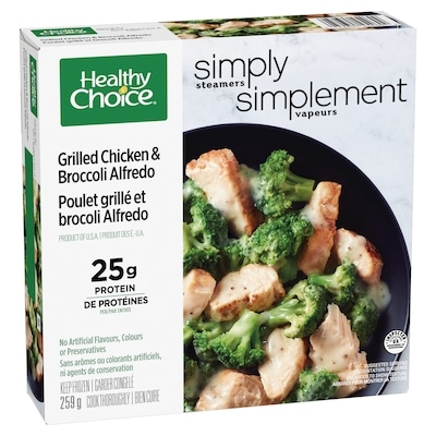 Simply Steamers Grilled Chicken & Broccoli Alfredo