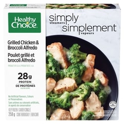 Healthy Choice Simplement vapeurs poulet grillé et brocoli Alfredo 259 g, 2,70 $/100g