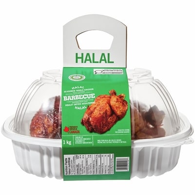 null Poulet rôti halal (Disponible après 11h) 1 kg, 1,30 $/100g