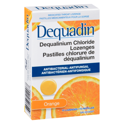Dequadin Sore Throat Lozenges     16 ea, $0.37/1ea