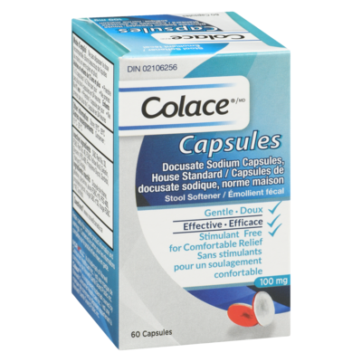 Colace Stool Softener Capsules     60 ea, $0.32/1ea