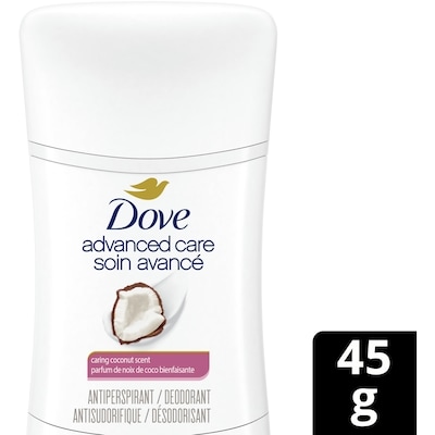 Dove Advanced Care Caring Coconut Scent Deodorant for Women 45 g, $13.33/100g