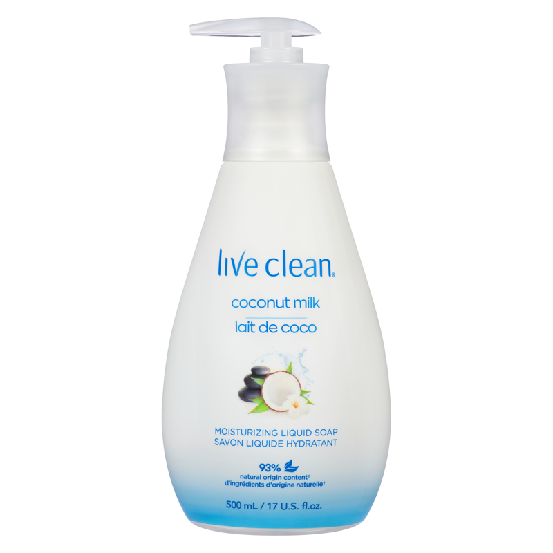 Lamu PL Baby MilkとLamu Pure Natural Soap Live Clean Coconut Milk Moisturizing Liquid Hand Soap - 500 ml