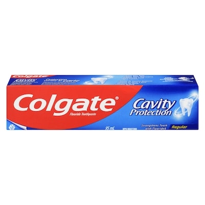 Colgate Cavity Protection Fluoride Toothpaste, Regular 95 ml, $1.05/100ml